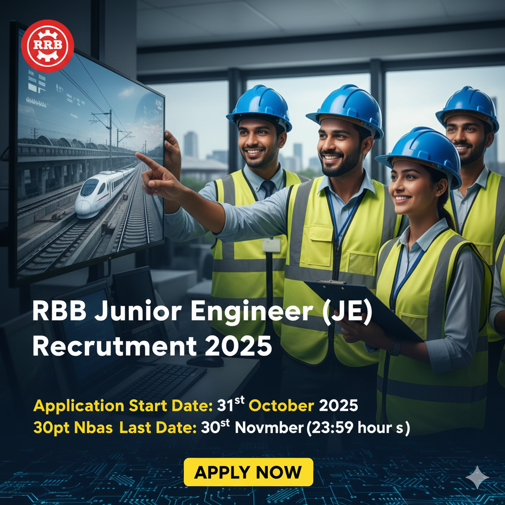 RRB Junior Engineer (JE) Recruitment 2025: