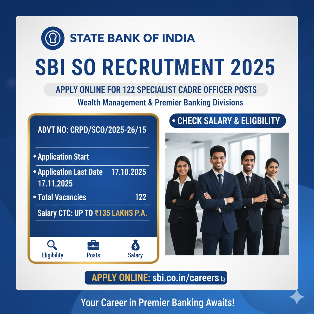 SBI SO Recruitment 2025