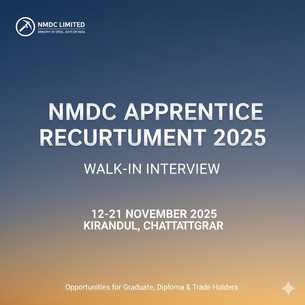 NMDC Apprentice Recruitment 2025