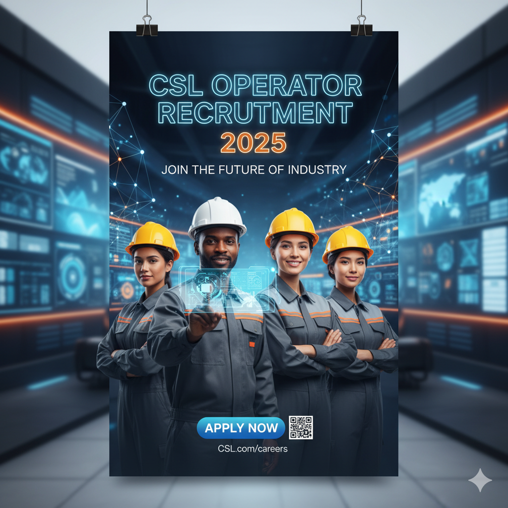 CSL Operator Recruitment 2025
