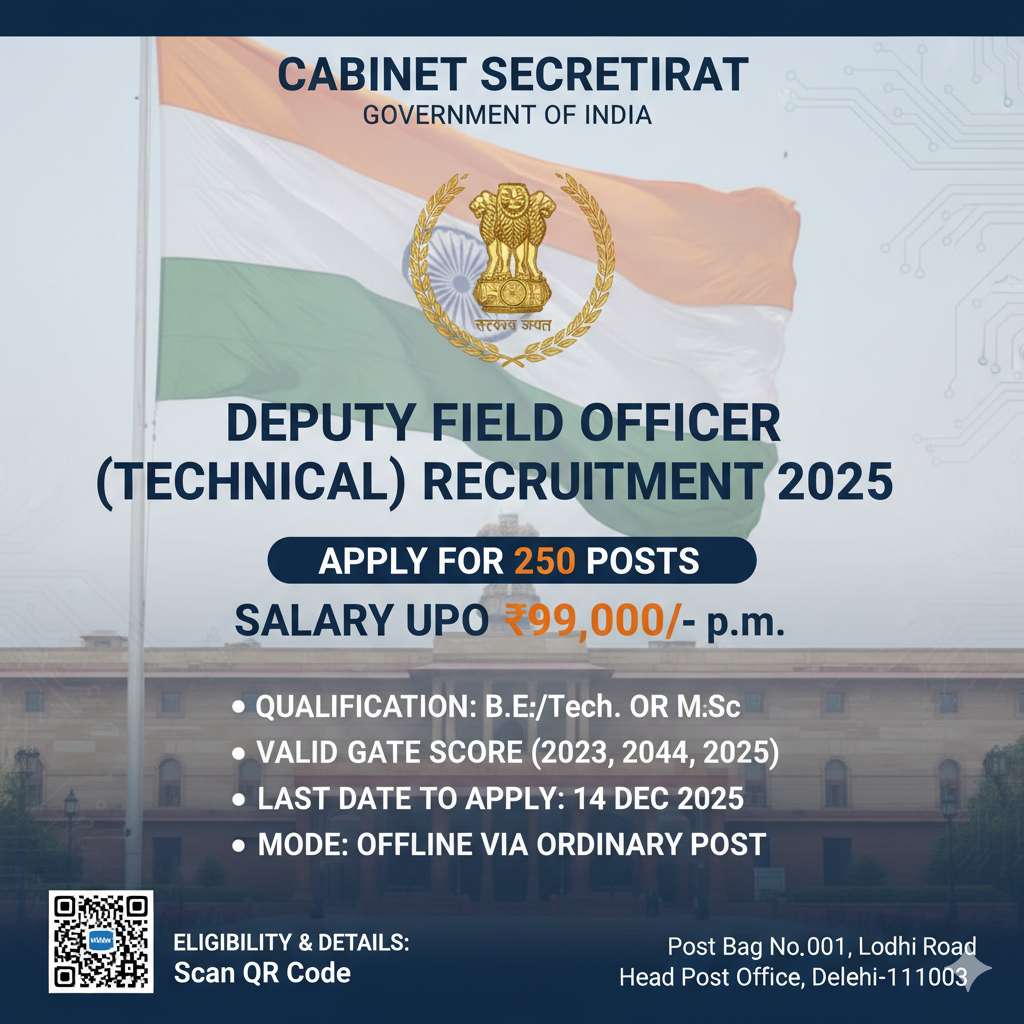 Cabinet Secretariat Deputy Field Officer Recruitment 2025